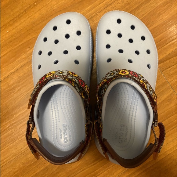 Hiker Blue Crocs - Picture 2 of 3